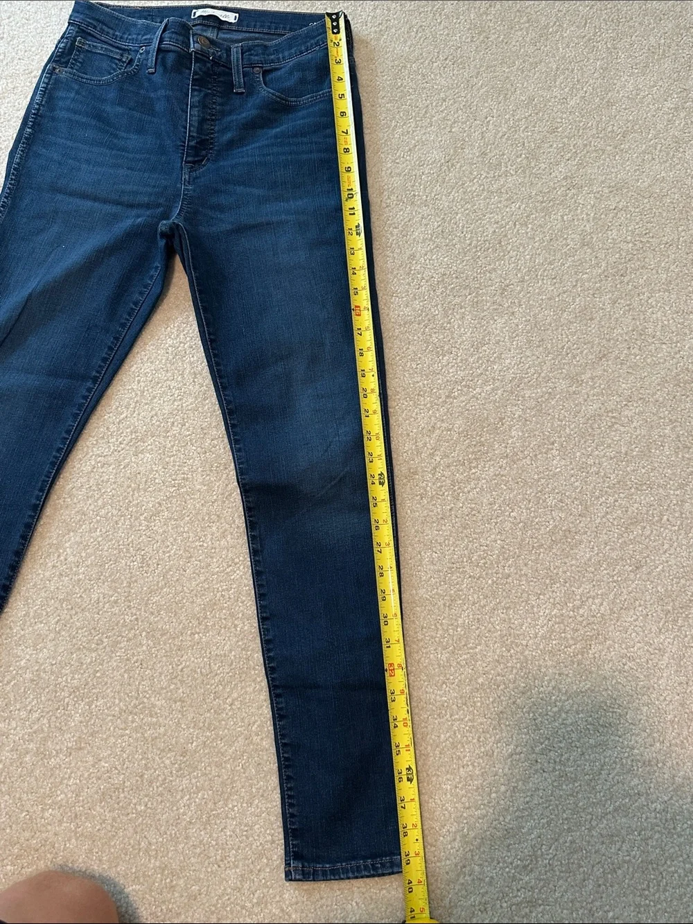 Madewell Dark Indigo Skinny Jeans